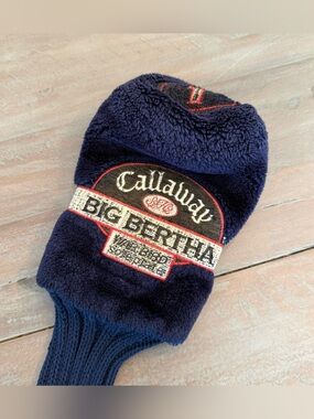 Callaway Golf Club Head Cover #1 Big Bertha War Bird Sole Plate Preowned